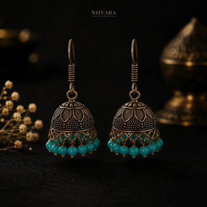 Zarina Heritage Jhumka Earrings