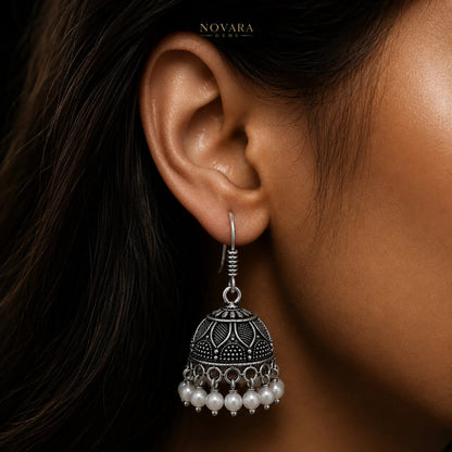 Zarina Heritage Jhumka Earrings