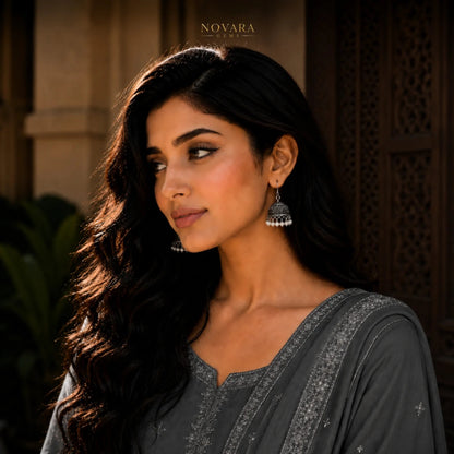 Zarina Heritage Jhumka Earrings